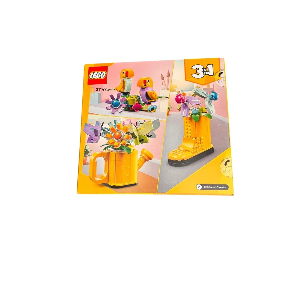 LEGO Creator 3-in-1 Flowers in Watering Can 31149 Building Toy Set 420 Pieces